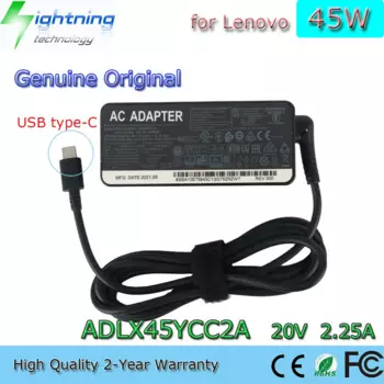 Новинка оригинальное зарядное устройство 45 Вт 20 в 2,25 а USB Type-C ADLX45YCC2A для ноутбука Lenovo Chromebook 11 G8 EE ThinkPad 13