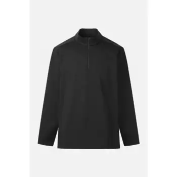 Новинка Осень 2024, Мужская одежда для гольфа, повседневная спортивная быстросохнущая футболка с длинным рукавом и молнией