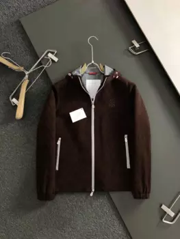 Новинка Осень-зима 2024, Высококачественная Мужская куртка diku, универсальная трикотажная стильная модная повседневная шерстяная куртка с капюшоном