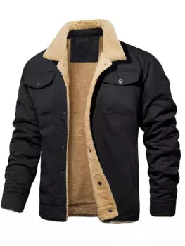 Новинка Осень-Зима мужская куртка Ретро средневековая ностальгия плюшевый хлопковый Рабочий костюм повседневная куртка мужская куртка