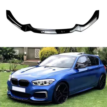 Новинка! Передний бампер, спойлер для BMW 1 серии F20 F21 M118i M120i M Sport 2015-2019, защита переднего бампера, нижний сплиттер лезвия