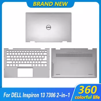 Новинка, планшетофон для ноутбука 13,3 дюйма, для Dell Inspiron 13 7300 7306 2 в 1, задняя крышка ЖК-дисплея, нижняя деталь, фотография 0J4KX5 0W3N1F 01PW1P