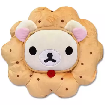 Новинка, ретро конфеты Rilakkuma, медведь, медведь, сливочный песок, клубничное печенье, большая плюшевая подушка, подушка, игрушка, кукла, подарки, 40 см