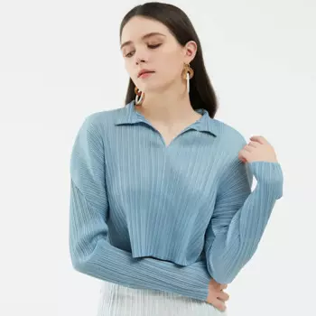 Новинка весна-лето 2023 женская одежда дизайнерский Элегантный Модный Топ нишевая футболка с коротким рукавом