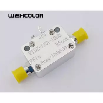 Новинка WYDZ-LNA-100M-8G-16dB 100 МГц-8 ГГц 50 Ом 5 В/50 мА UWB RF усилитель с низким уровнем шума с гнездовым разъемом SMA RF аксессуар