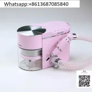 Новинка, высокое качество, бесшумный пылесос для ногтей King 240 Вт, пылесборник для ногтей