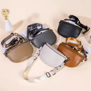 Новинка, женская сумка из бычьей кожи, рюкзак, нагрудная сумка, уличная спортивная сумка через плечо, Повседневная Женская дорожная сумка на ремне