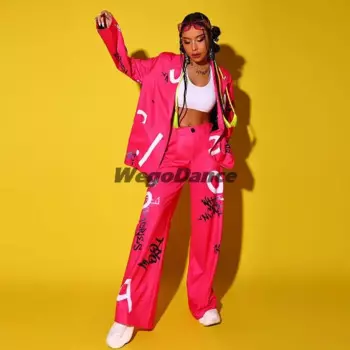 Новинка, Женский костюм для выступлений, сексуальный костюм диджея, танцевальный костюм в стиле хип-хоп