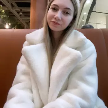 Новинка, Женское зимнее теплое пальто UETEEY из искусственного меха, плотное Женское пальто средней длины, теплое Женское пальто с отложным воротником