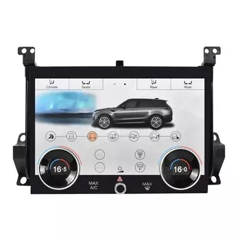 Новое обновление 10,4-дюймовой панели переменного тока для Range Rover Sport L494 2013-2017, плата кондиционера, климат-контроль, автомобильный радиоприемник, сенсорный экран