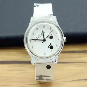 Новое поступление, Модные женские повседневные силиконовые часы NAZEYT с маленьким циферблатом, милые водонепроницаемые детские часы с мультяшным рисунком