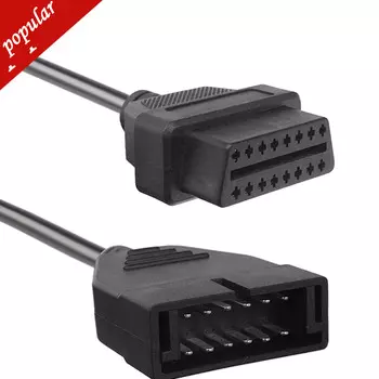 Переходник с 12-контактного на 16-контактный гнездовой разъем ForGM для разъема OBD1 к OBD2, автомобильный диагностический инструмент