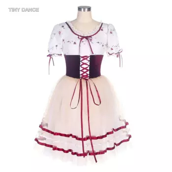 Новое поступление, Женский костюм для выступления, платье для соло, детские танцевальные костюмы, романтичные платья-пачки, 20011