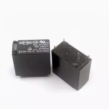 Новое реле HF851H-1A-C 12VDC 851H1AC 12VDC 12V 12VDC DCV12 10A 4PIN
