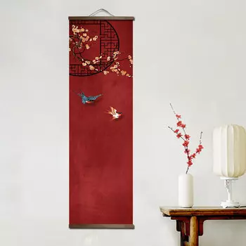 Новогодний китайский постер ZHUGEGE