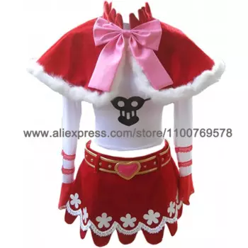 Новогодний костюм для косплея аниме Perona, карнавальный Рождественский костюм на Хэллоуин