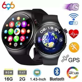 Новые 1,43-дюймовые AMOLED-экраны для мужчин, 4G-вызов, умные часы, GPS-приложение, загрузка сердечного ритма, кислорода в крови, часы для здоровья, спортивные умные часы для фитнеса