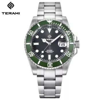 Новые автоматические механические часы GMT NH35 316L спортивные часы из нержавеющей стали сапфировые светящиеся водонепроницаемые мужские часы Relogios + коробка