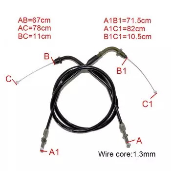 Новые аксессуары для мотоциклов, провод троса дроссельной заслонки для HONDA CBR600RR F5 2003-2012 CBR1000RR 2004-2007