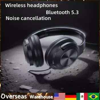 Новые беспроводные наушники Bluetooth Anc с шумоподавлением Hi-res аудио накладные наушники 70 часов 40 мм драйвер подарок 2,4 г