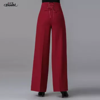 Новые Брюки для бальных танцев женские Танго вальс танцевальные костюмы женские Бальные Танцевальные конкурсные брюки 821