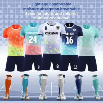 Новые футболки для взрослых и детей, Футбольная форма, рубашки, тренировочная профессиональная одежда на заказ, мужской и женский костюм, спортивный костюм