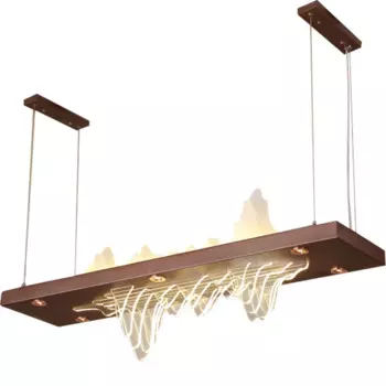 Новые китайские подвесные светильники, Длинные современные светодиодные подвесные светильники, подвесные светильники для чайной комнаты, столовой, светодиодные подвесные светильники 110-240 В