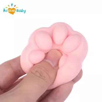 Новые модели, маленькие кошачьи лапы, милые розовые кошачьи лапы, медленно восстанавливающие форму мягкие мокрые всасывающие пальцы, сжимаемые игрушки для снятия стресса