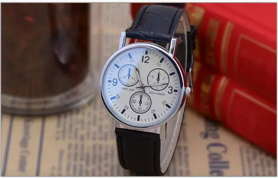 Новые модные креативные часы, простые квадратные кварцевые часы с синим стеклом, наручные часы с ремешком