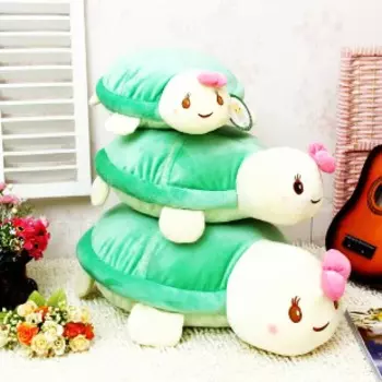 Новые Мягкие плюшевые игрушки, милая черепаха, подушка в виде черепахи, 45 см, подушки для украшения дома, мягкий рюкзак, подарок на день рождения для девочек, 819