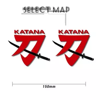 Новые наклейки на мотоцикл, светоотражающие водонепроницаемые наклейки с логотипом топливного бака, комплект для Suzuki katana KATANA, наклейка со знаком
