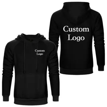 Новые стильные мужские толстовки европейских размеров, модные флисовые толстовки с логотипом на заказ, мужские пальто, свитшоты с принтом, большие размеры