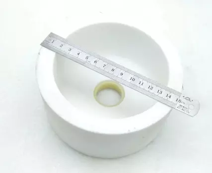 Новый 125*63*32 мм Белый Alundum керамический Тип чашки шлифовальный круг универсальный шлифовальный круг для закаленной стали, шестерни, столовые приборы и т. Д.