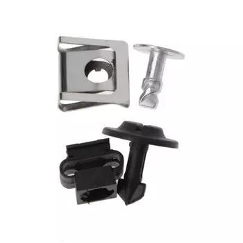 Новый 20 шт. поднос защита двигателя под крышкой крепежные зажимы комплект винтов для