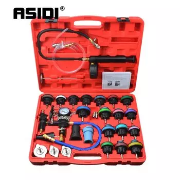 Новый 28 шт., тестер давления для радиатора с вакуумной очисткой и сменными комплектами