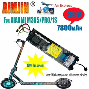 Новый 36 В 7800 мА/ч аккумулятор для Xiaomi M365 M356 Pro специальный аккумулятор 36 В литий-ионный аккумулятор 42 в 7800 мА/ч Bluetooth для связи,