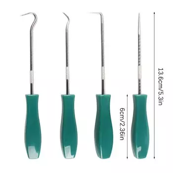 Новый 4 шт./компл. 135 мм автомобильный набор отверток для сальника автомобиля, набор уплотнительных колец, съемник прокладок, съемник крючков, инструменты для ремонта автомобиля