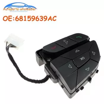 Новый 68159639 АК 68159639 AB для Dodge Durango Grand Cherokee 2014 2015, переключатель радиоуправления на руле, автомобильные аксессуары