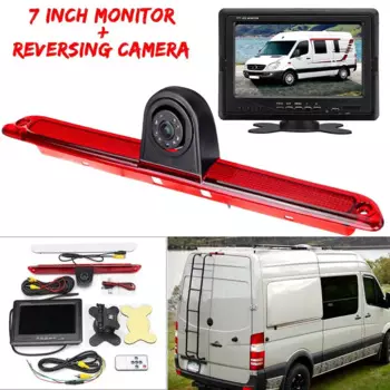 Новый 7-дюймовый TFT светодиодный монитор + резервная камера заднего вида для Mercedes-Benz, Dodge Sprinter, Volkswagen Crafter