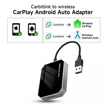 Новый адаптер HEYINCAR Carbitlink к беспроводному Android atuo Carplay беспроводной для Baic Jetour Geely Dongfeng GAC Yandex карта споtify