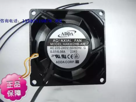 Новый ADDA AA8382HB-AW AC 220V8038 осевой вентилятор охлаждения
