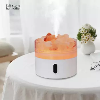 Новый эффективный и расслабляющий ультразвуковой увлажнитель воздуха USB в виде соли для ароматерапии с эфирным маслом-идеально подходит для дома