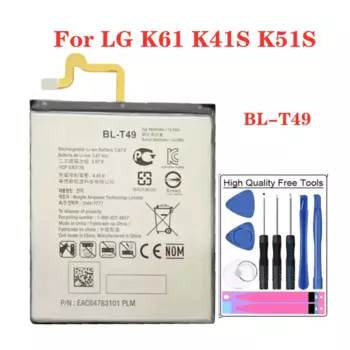 Новый аккумулятор 4000 мАч BL-T49 для LG Q92 K510 K51S LM-K410BMW LM-K510HM стандартная батарея + Бесплатные инструменты