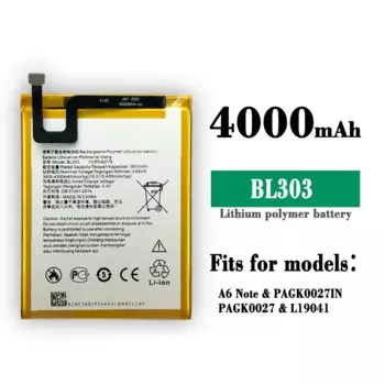 Новый аккумулятор BL303 3900 мАч для Lenovo A6 Note PAGK0027IN PAGK0027 L19041 BL303, аккумулятор, батарея + Бесплатные инструменты