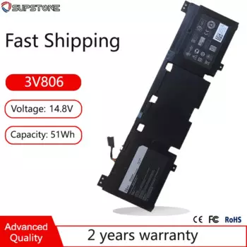 Новый аккумулятор для ноутбука 3V806 N1WM4 для Dell Alienware 13 R1,R2, QHD,ALW13ED-1508,ALW13ER-1708, , P56G,2VMGK 62N2T 2P9KD