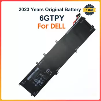 Новый аккумулятор для ноутбука 6GTPY H5H20 для DELL XPS 15 9570 9560 7590 для ноутбука DELL Precision 5520 5530 Series 11,4 в 97 Втч