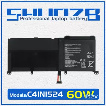 Новый аккумулятор для ноутбука C41N1524 для ASUS Zenbook Pro UX501VW UX501JW G501VW N501JW N501VW N501VW-2B N501JW-1A N501JW-2B серии 60WH
