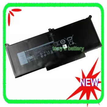 Новый аккумулятор для ноутбука F3YGT Dell Latitude 12 7000 E7280 E7290 E7380 E7390 E7480 E7490 2X39G DM3WC 7,6 В 60 Втч