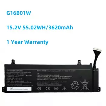 Новый аккумулятор для ноутбука G16B01W 15,2 в 3620 Втч 63/92 мАч для Xiaomi Redmi G Gaming 16 Series 4ICP4/