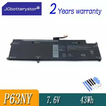 Новый аккумулятор для ноутбука JC P63NY для ноутбука Dell Latitude 13 7370 E7370 Series Notebook N3KPR XCNR3 0XCNR3 WY7CG G7X14 0G7X14 7,6 V 43Wh